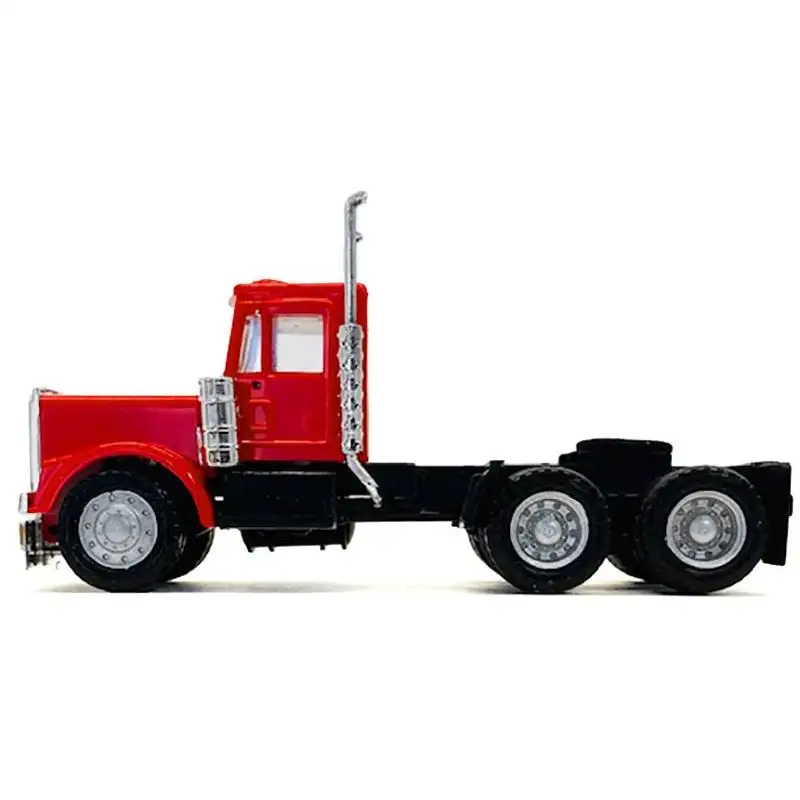 Kenworth W900 Short Day Cab "New Version" Red 1/87 (HO) Plastic Model Car by Promotex