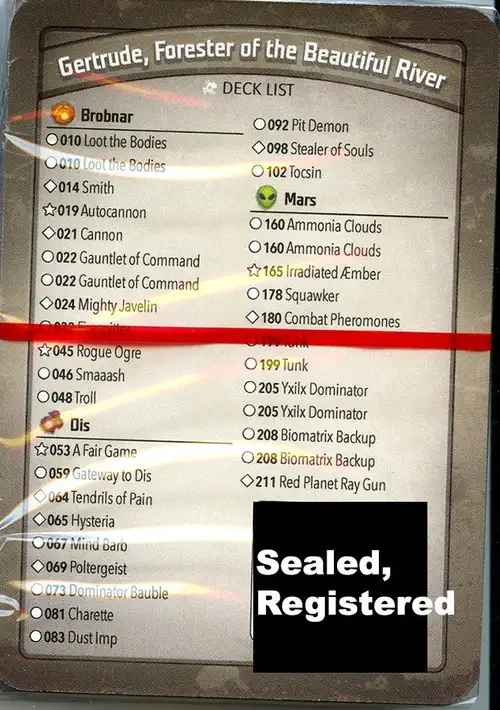 KeyForge Call of the Archons Gertrude, Forester of the Beautiful River Archon Deck [REGISTERED] [Autocannon, Poltergeist!] [Mint Unopened]