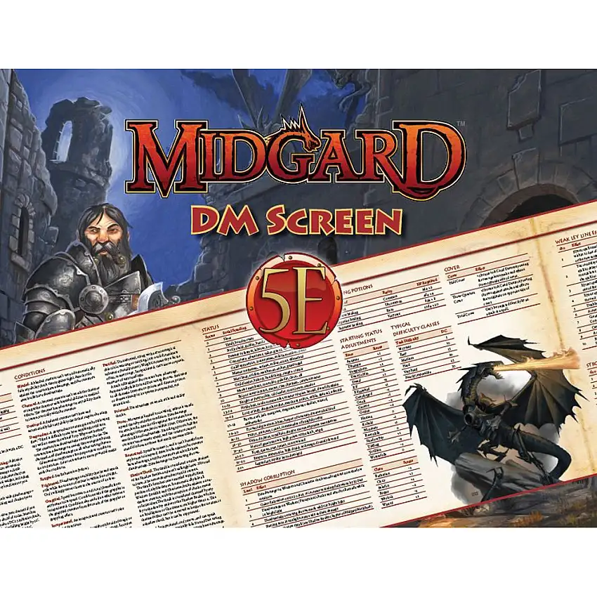 Midgard RPG: DM Screen (D&D 5E Compatible)
