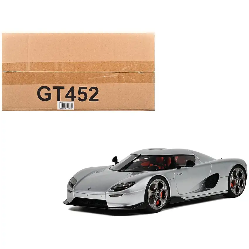 Koenigsegg CC850 Silver Metallic 1/18 Model Car by GT Spirit