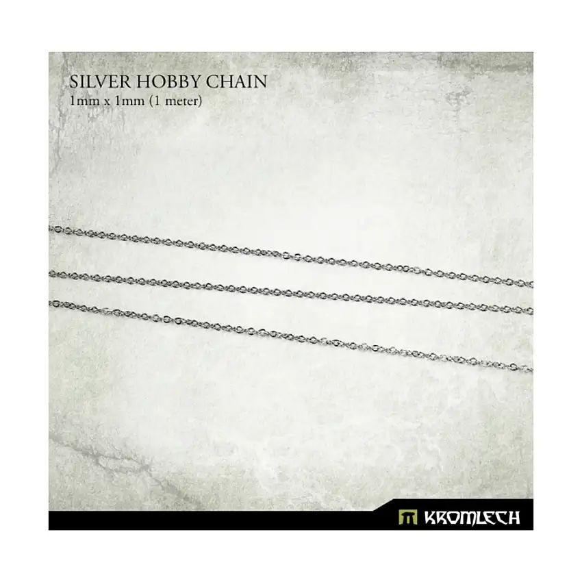 Silver Hobby Chain - 1x1mm