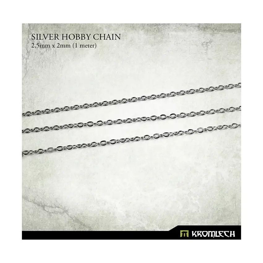 Silver Hobby Chain - 2.5x2mm