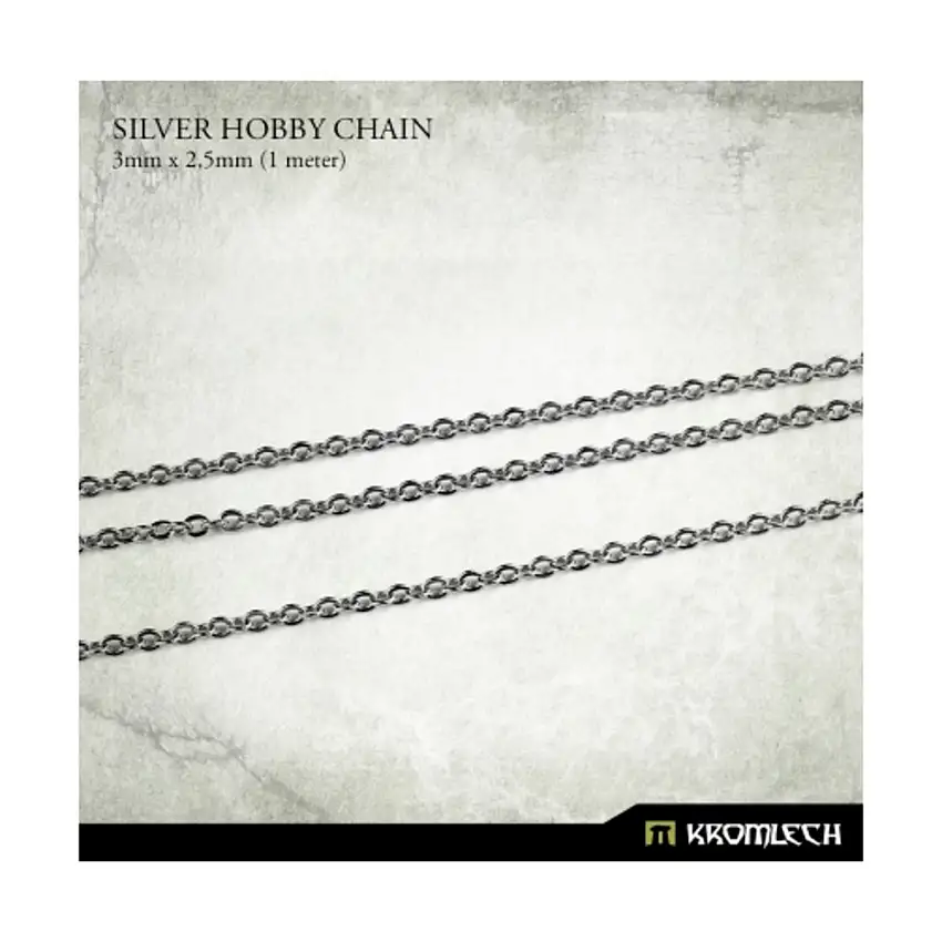 Silver Hobby Chain - 3x2.5mm