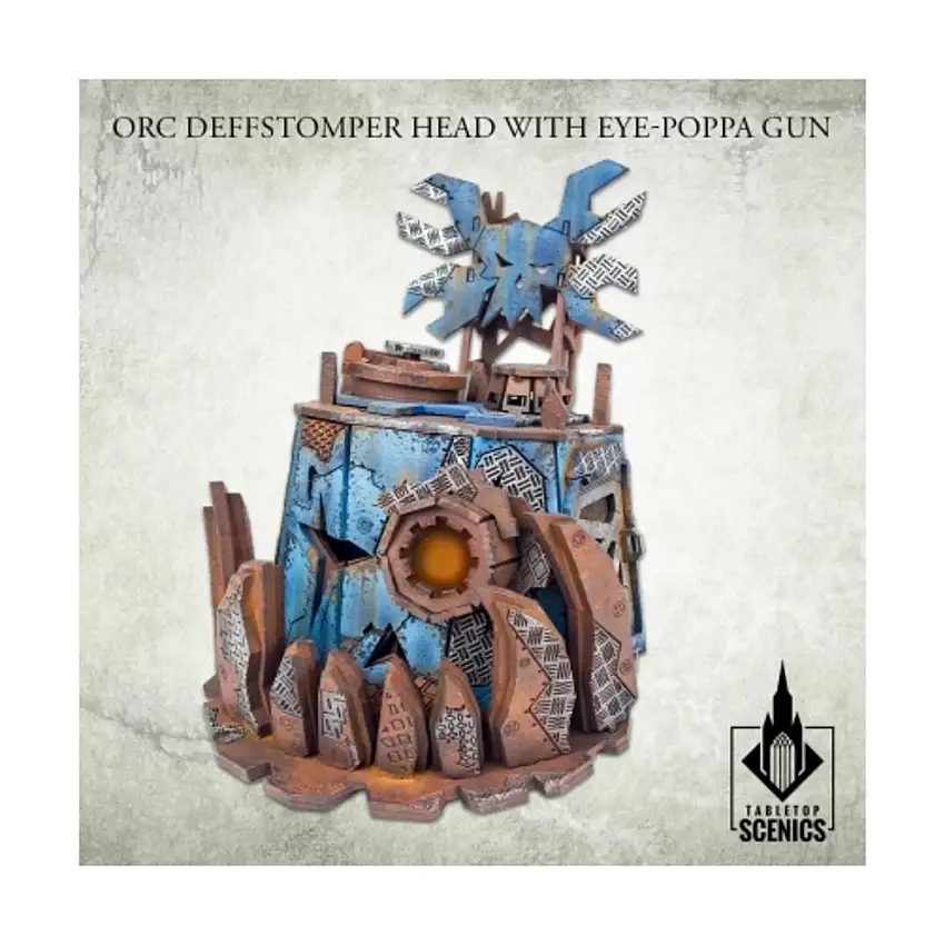 Orc Deffstomper - Head w/Eye-Poppa Gun
