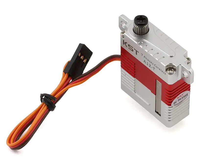 KST A12-T Aluminum Mini Coreless Magnetic Sensor Metal Gear High Voltage Servo (Horizontal Mount) (Gliders)
