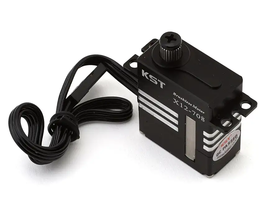 KST X12-708 V8.0 Aluminum Micro Brushless Cyclic Servo (Black)
