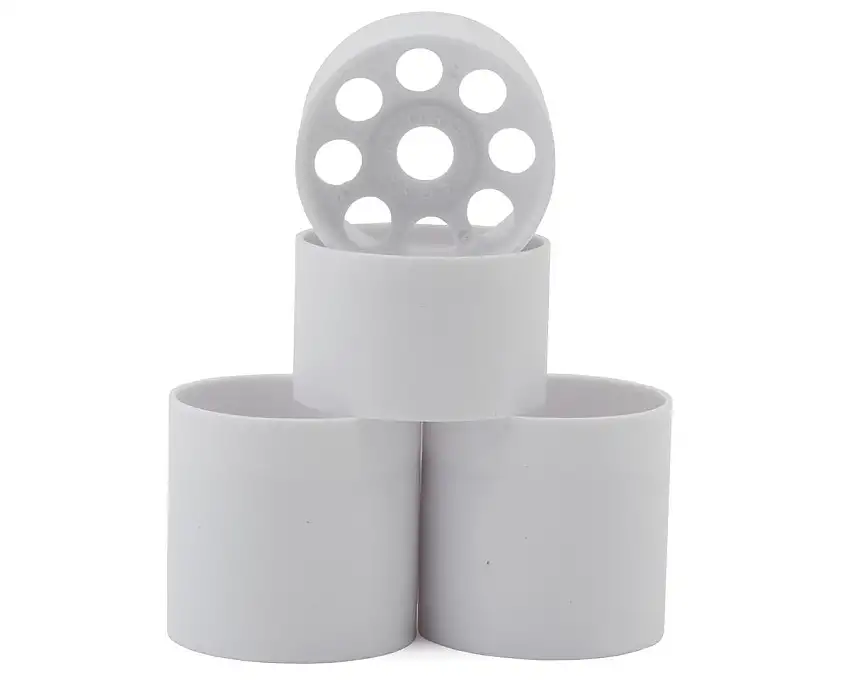 Kyosho Fantom Front & Rear Wheels (White) (4)