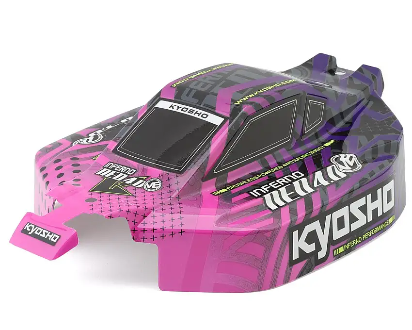 Kyosho Inferno NEO 4.0 VE 1/8 Pre-Painted Buggy Body (Pink)