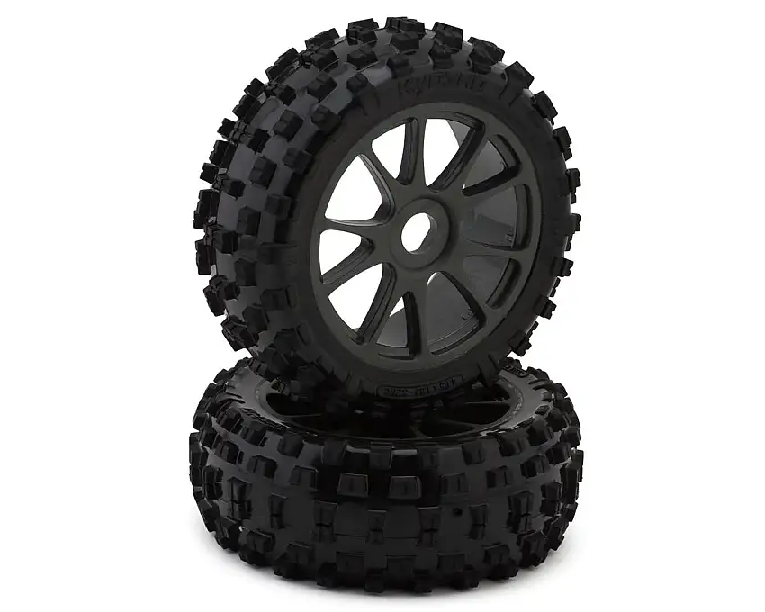 Kyosho Inferno NEO 3.0 10-Spoke Remounted Tires (2)