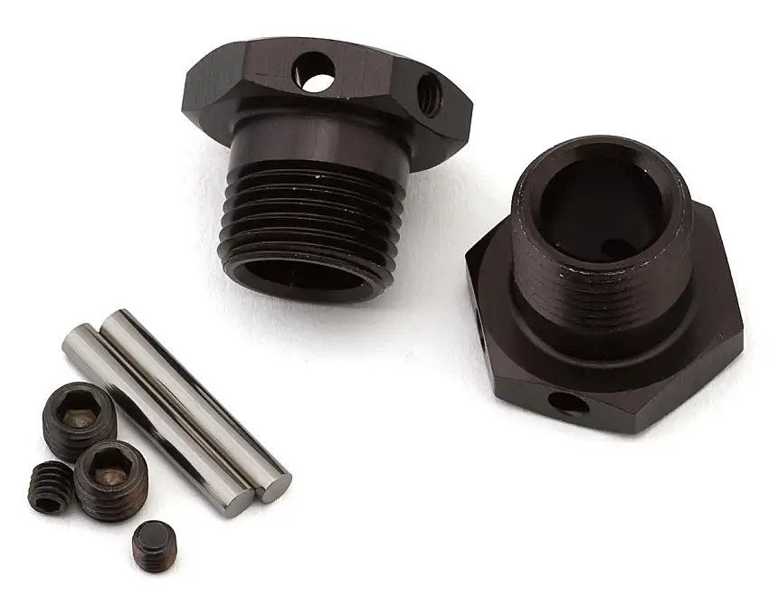 Kyosho MP10 Aluminum Narrow Wheel Hubs (2) (Gunmetal)