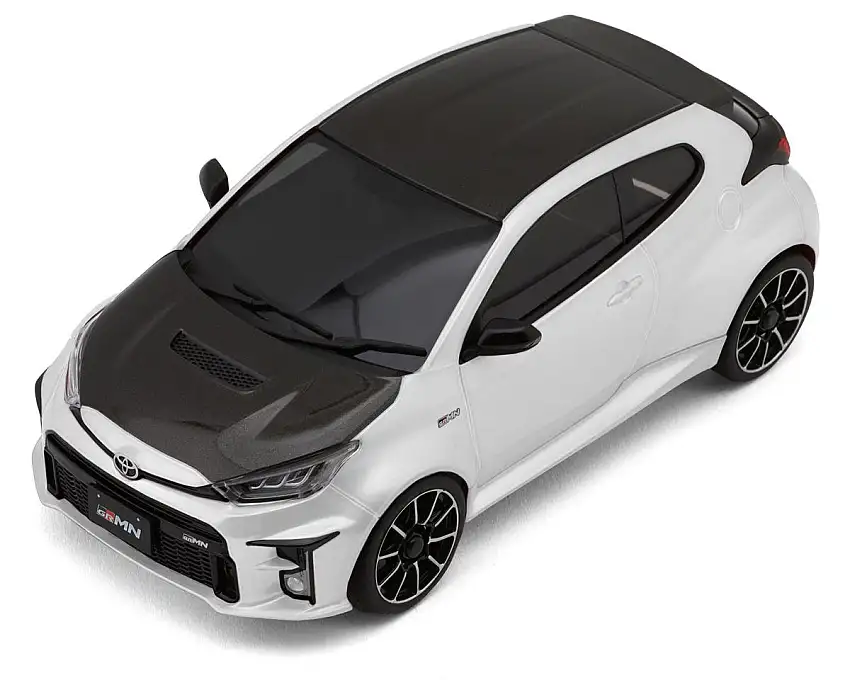 Kyosho Mini-Z MA-020-N Toyota GRMN YARIS Rally Pre-Painted Body (White/Black)