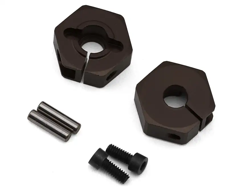 Kyosho Ultima RB7.5mm Clamping Wheel Hub (Gunmetal) (2) (52mm)