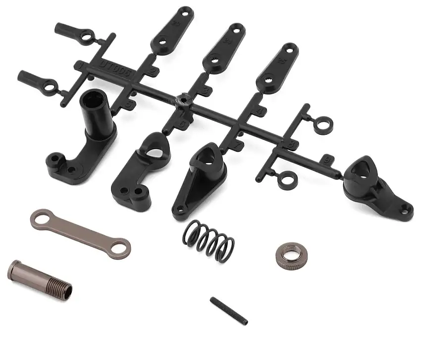Kyosho Ultima Servo Saver & Bellcrank Set (Gunmetal)