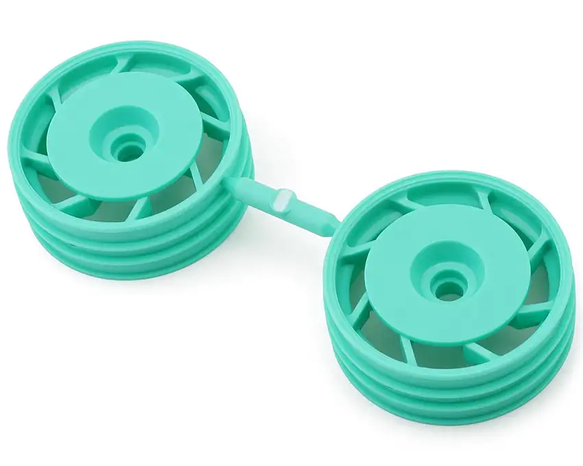 Kyosho Ultima '87 WC Worlds Spec 50mm 8D Front Wheels (Peppermint) (2)