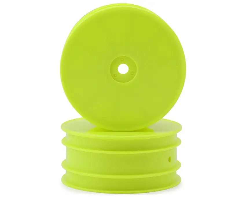 Kyosho Lazer 2.2" 4WD Buggy Front Wheels (2) (Yellow) (IFMAR Approved)