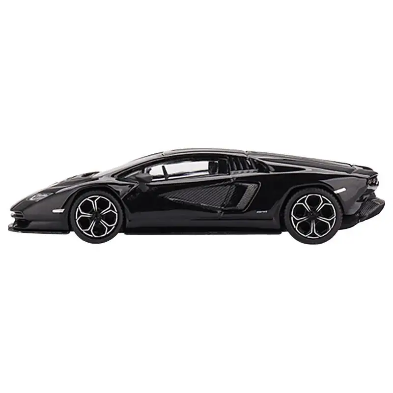 Lamborghini Countach LPI 800-4 Nero Maia Black Limited Edition to 6660 pieces Worldwide 1/64 Diecast Model Car by Mini GT