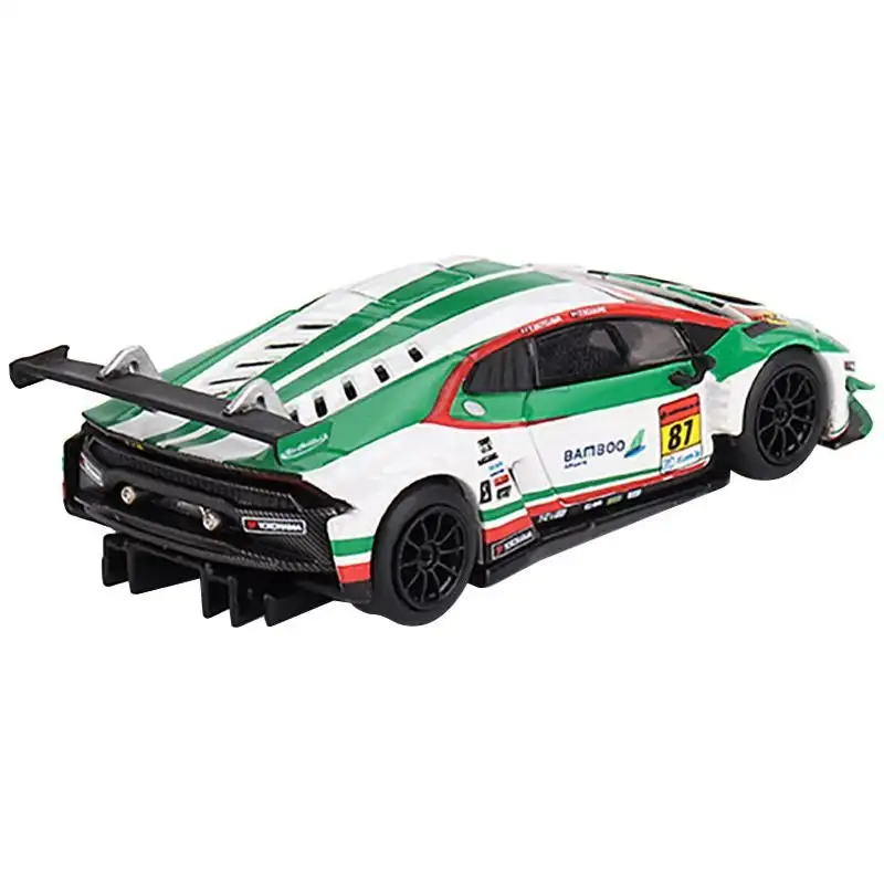 Lamborghini Huracan GT3 EVO #87 Kosuke Matsuura - Natsu Sakaguchi "Bamboo Airways - JLOC" "Super GT Series" (2022) Limited Edition 1/64 Diecast Model Car by Mini GT