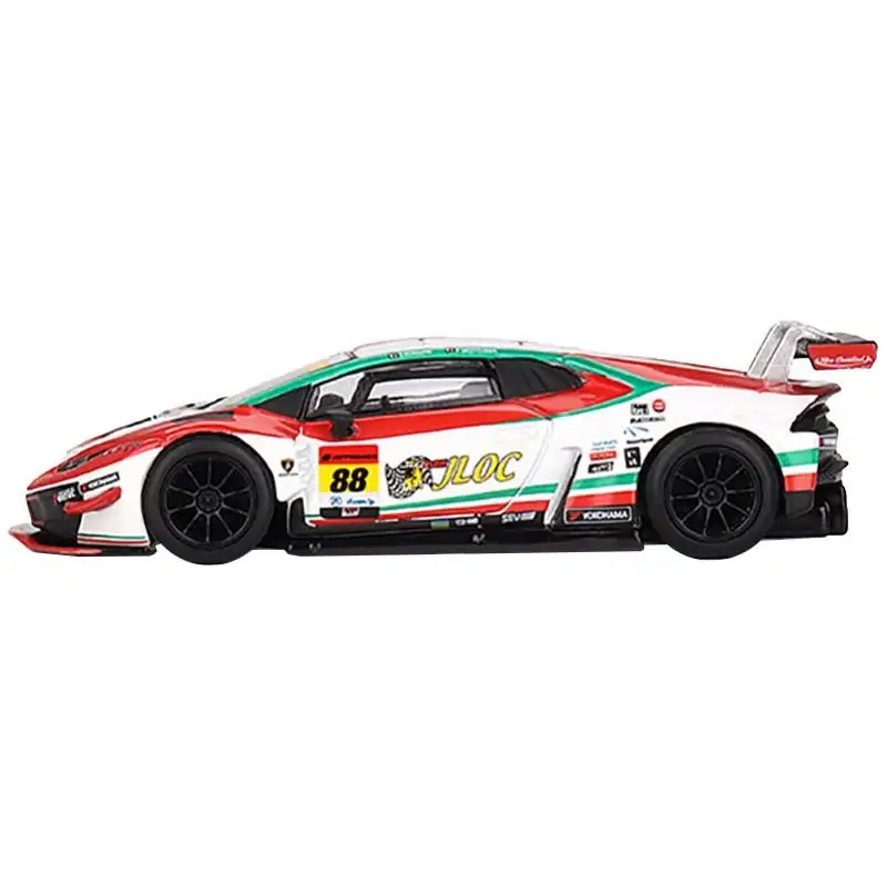 Lamborghini Huracan GT3 EVO #88 Takashi Kogure - Yuya Motojima "JLOC" "Super GT Series" (2023) Limited Edition 1/64 Diecast Model Car by Mini GT