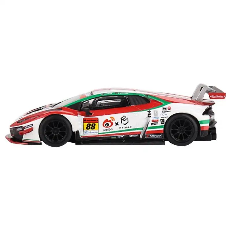 Lamborghini Huracan GT3 EVO #88 Takashi Kogure - Yuya Motojima "Weibo Primez - JLOC" "Super GT Series" (2022) Limited Edition 1/64 Diecast Model Car by Mini GT