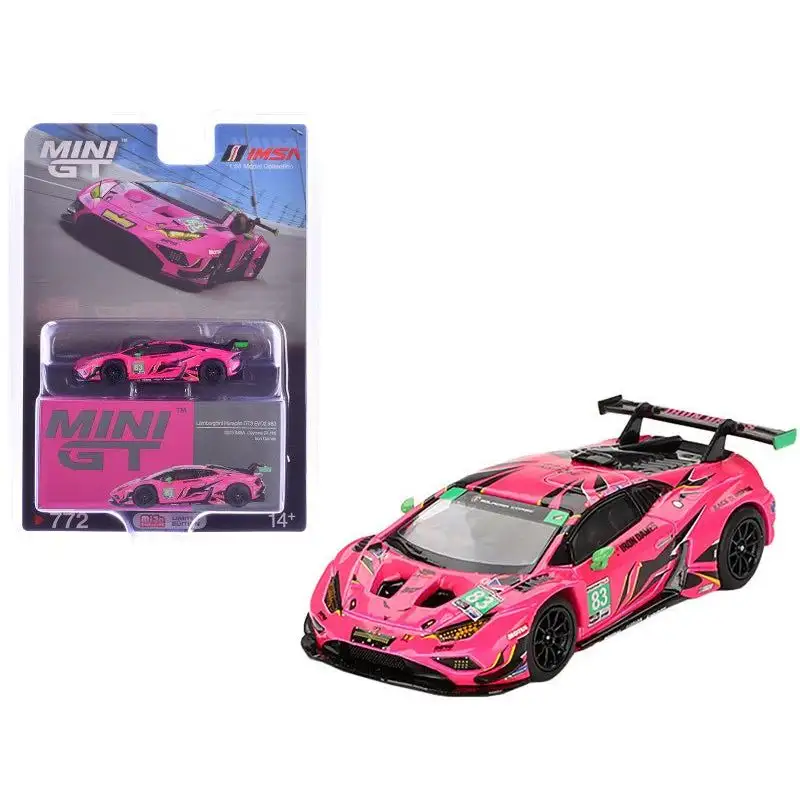 Lamborghini Huracan GT3 EVO2 #83 Sarah Bovy - Rahel Frey - Michelle Gatting - Doriane Pin "Iron Dames" "24 Hours of Daytona" (2023) Limited Edition 1/64 Diecast Model Car by Mini GT