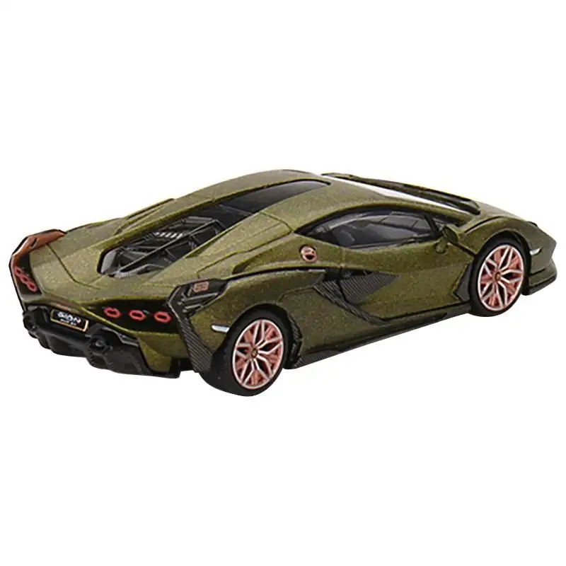 Lamborghini Sian FKP 37 "Presentation Edition" Matt Green Metallic Limited Edition to 4800 pieces Worldwide 1/64 Diecast Model Car by Mini GT