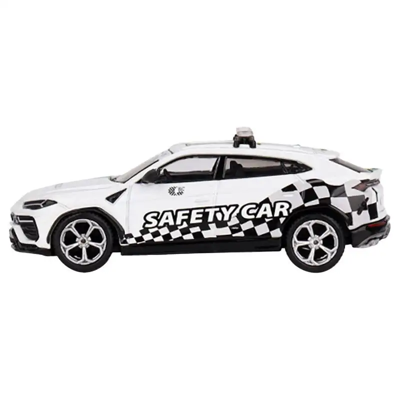 Lamborghini Urus White with Graphics "2022 Macau GP Official Safety Car" Limited Edition to 3000 pieces Worldwide 1/64 Diecast Model Car by Mini GT