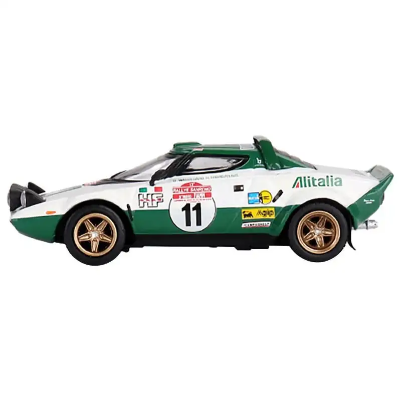 Lancia Stratos HF #11 Bjorn Waldegard - Hans Thorszelius Winner "Rally Sanremo" (1975) Limited Edition to 2400 pieces Worldwide 1/64 Diecast Model Car by Mini GT