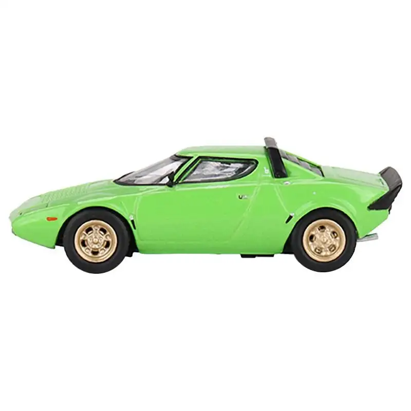 Lancia Stratos HF Stradale Verde Chiaro Green Limited Edition to 1200 pieces Worldwide 1/64 Diecast Model Car by Mini GT