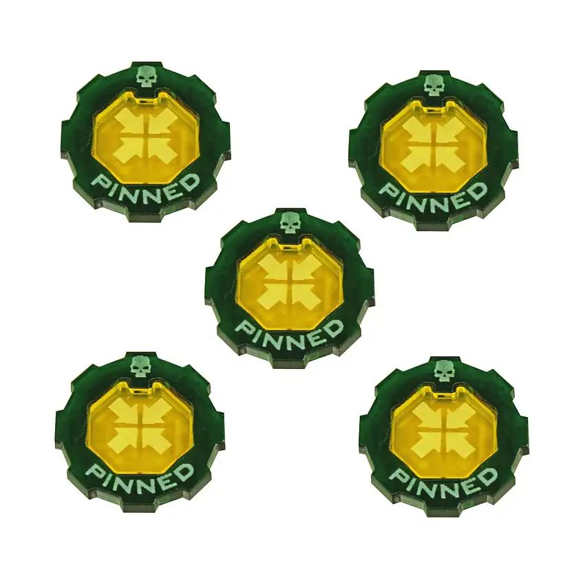 Premium 2-Tone Pinned Token Set