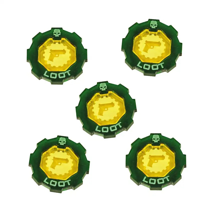 Premium 2-Tone Loot Token Set