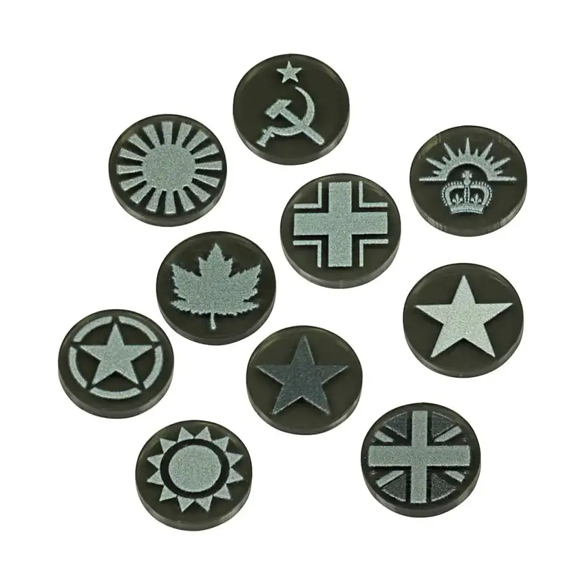 WWII Night War Token Set