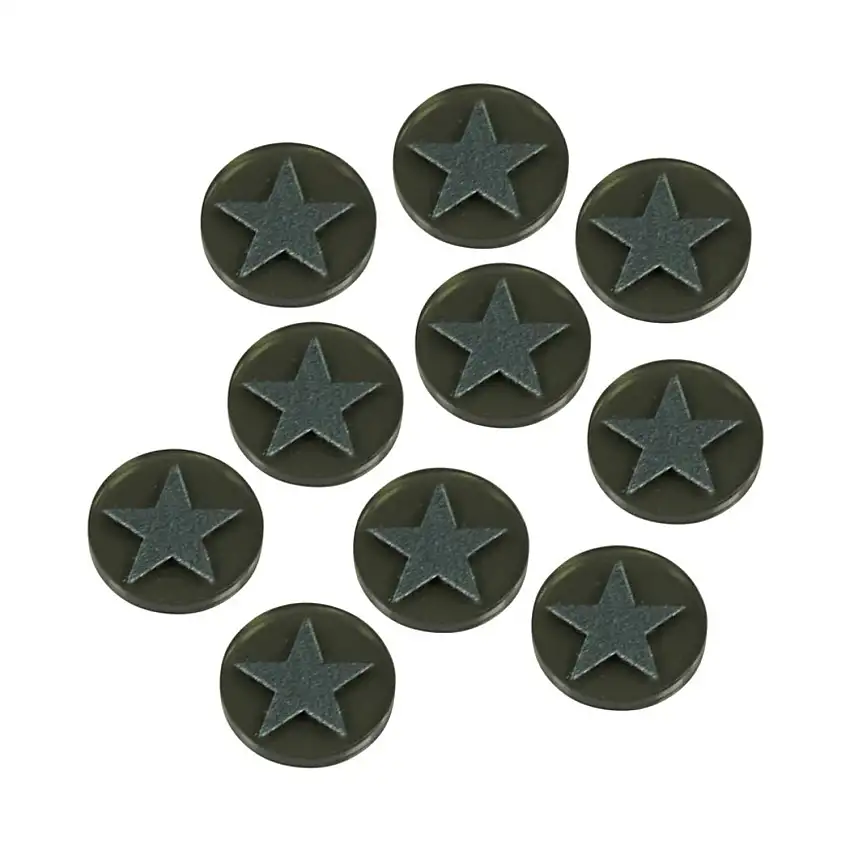 WWII Night War Faction Tokens - Allied Black Star