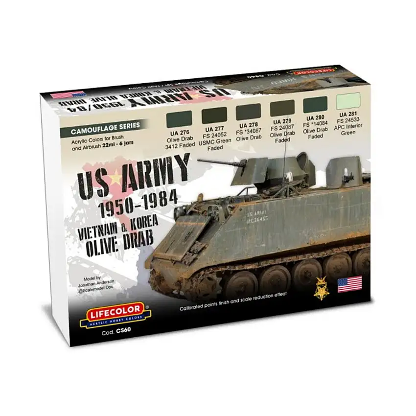 US Army Vietnam & Korea Olive Drab