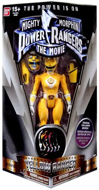 Power Rangers Mighty Morphin The Movie Yellow Ranger Exclusive Action Figure [Damaged Package]