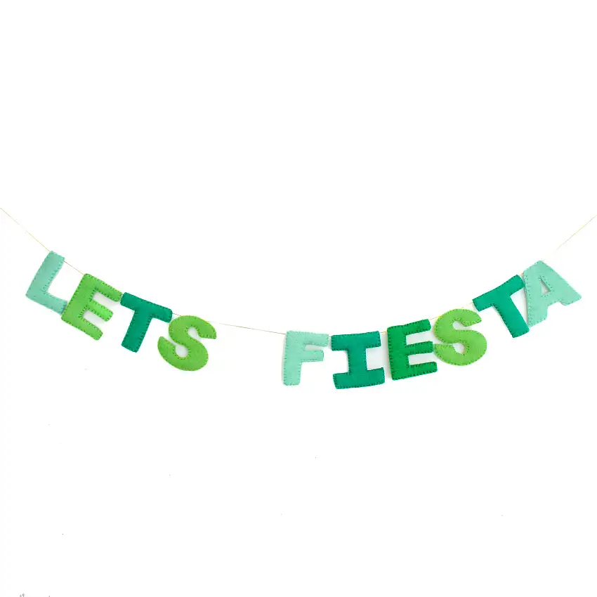 Let's Fiesta Felt Garland