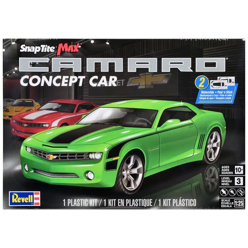 Level 3 Snap Tite Max Model Kit Chevrolet Camaro Concept Car 1/25 Scale Model by Revell