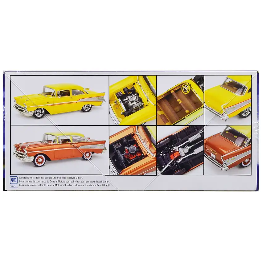 Level 5 Model Kit 1957 Chevrolet Bel Air 2-in-1 Kit 1/25 Scale Model by Revell