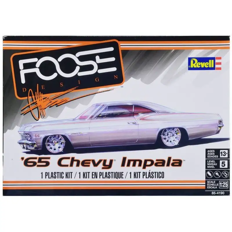 Level 5 Model Kit 1965 Chevrolet Impala "Foose Designed" 1/25 Scale Model by Revell