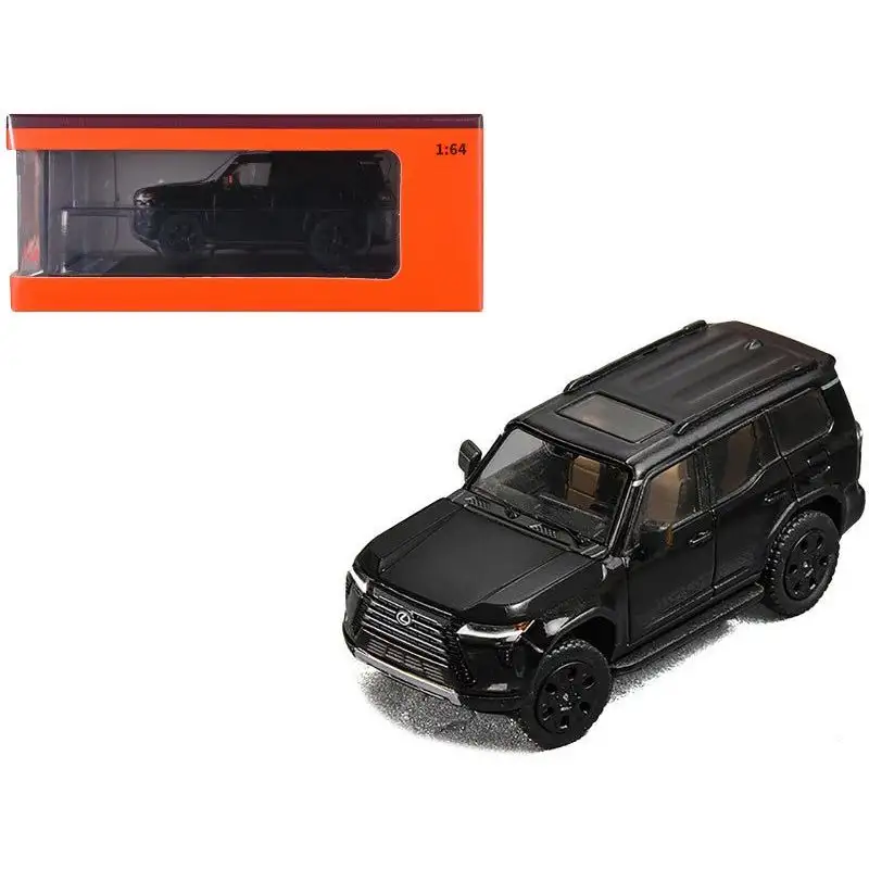 Lexus GX550 Black 1/64 Diecast Model Car by GCD