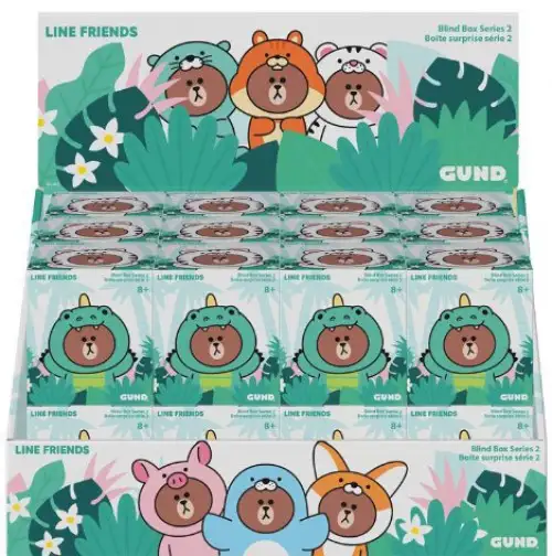 Series 2 Line Friends Plush Mystery Box [24 Packs]