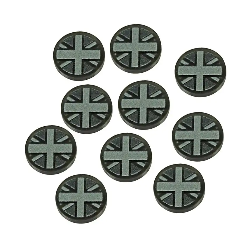 WWII Night War Faction Tokens - British Union Jack