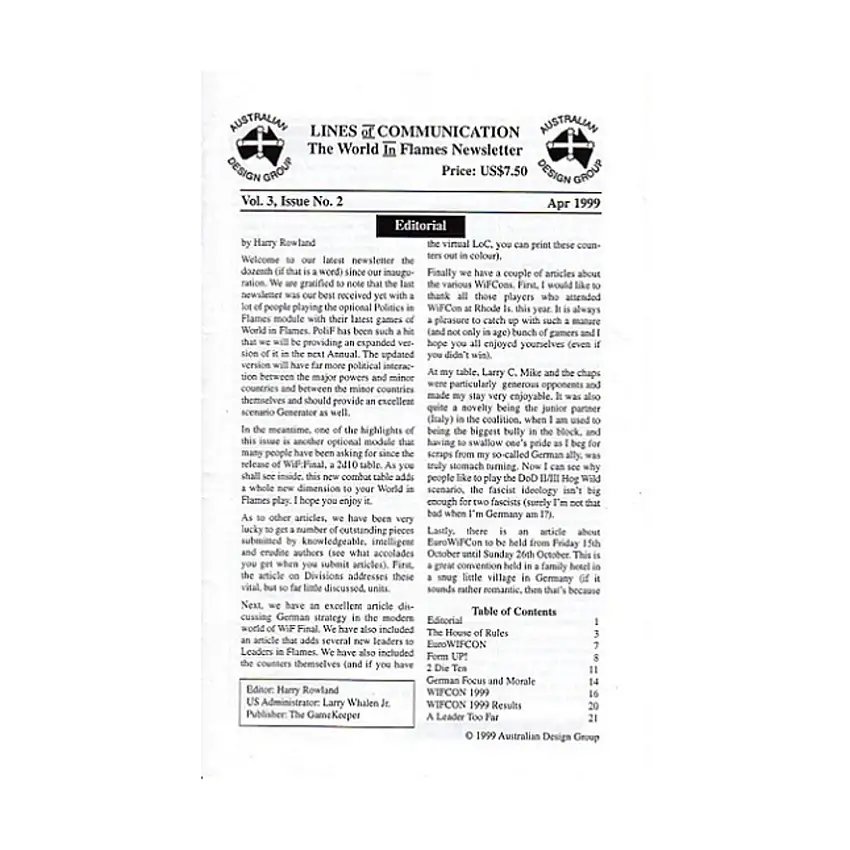 Vol. 3, #2 "The House of Rules, Form UP!, A Leader too Far"