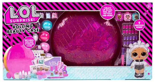LOL Surprise Makeover Rolling Beauty Case Playset