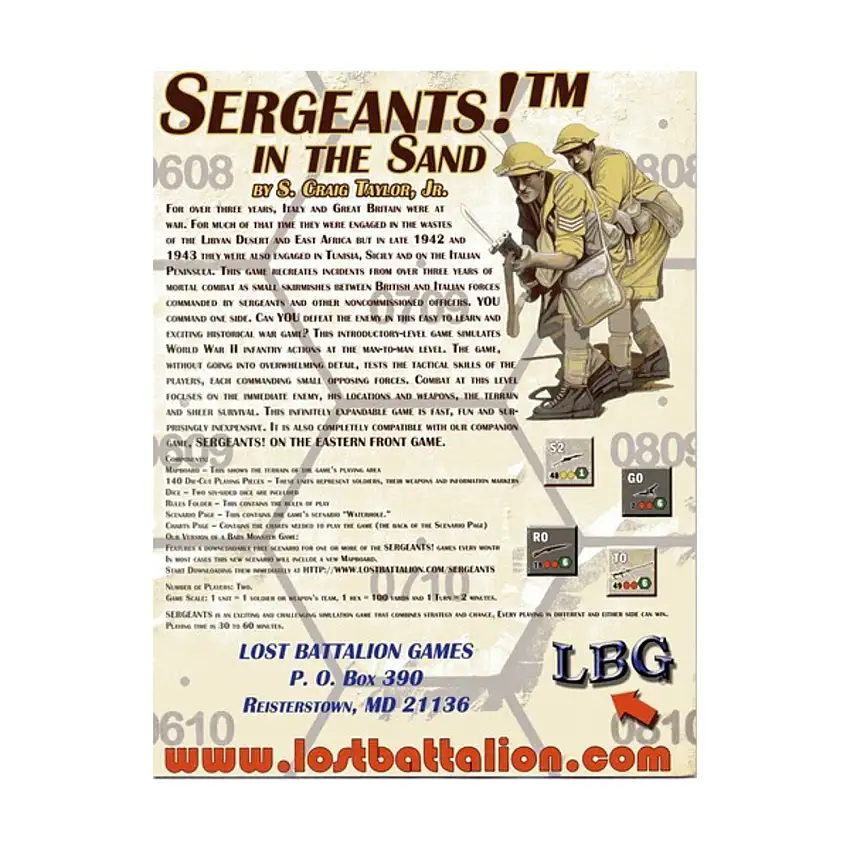 Sergeants! In the Sand