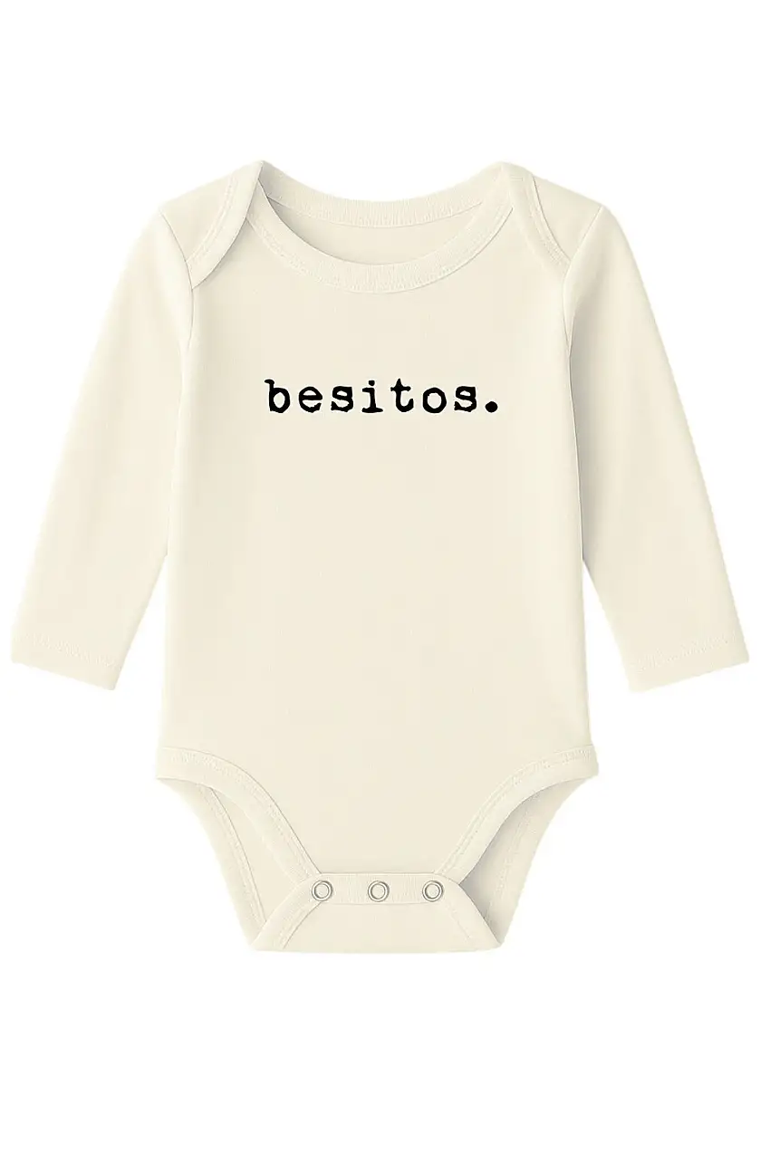 Besitos Organic Cotton Baby Bodysuit Long Sleeve