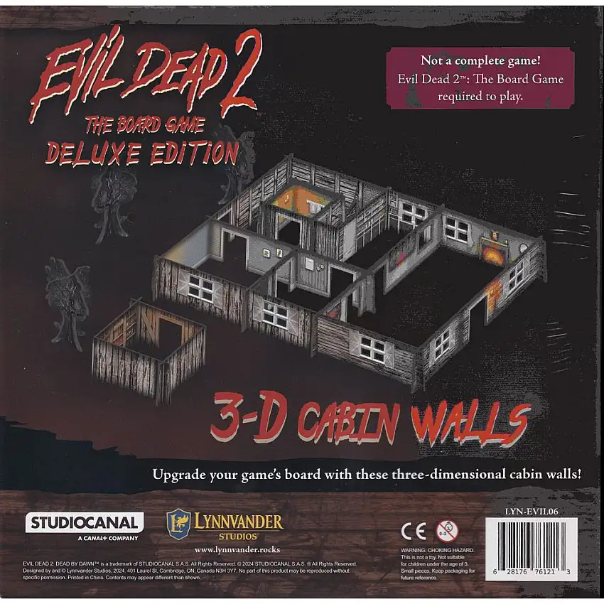 Evil Dead 2: The Board Game: Deluxe Edition - 3D Cabin Walls