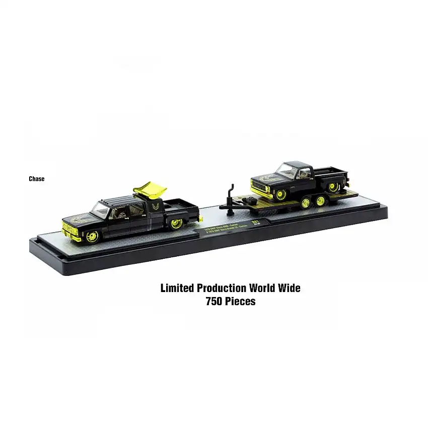 M2 Auto Haulers Set of 3 Trucks Release 81 Limited Edition to 9000 pieces Worldwide 1/64 Diecast Models by M2 Machines