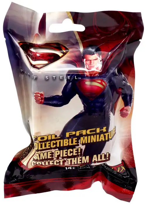 DC HeroClix Man of Steel Booster Pack [1 RANDOM Figure]