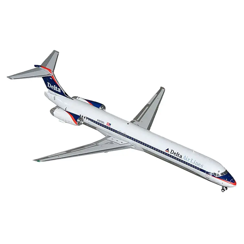 McDonnell Douglas MD-88 Commercial Aircraft "Delta Air Lines" (N925DL) White with Blue Stripes and Tail "Gemini 200" Series 1/200 Diecast Model Airplane by GeminiJets