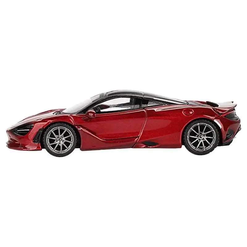 McLaren 750S Amaranth Red Metallic with Black Top Limited Edition to 5040 pieces Worldwide 1/64 Diecast Model Car by Mini GT